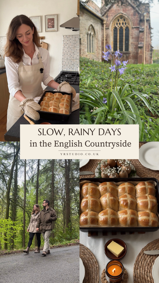 A Rainy Week in Somerset: Slow Living, Hot Cross Buns & Easter DIY Decor