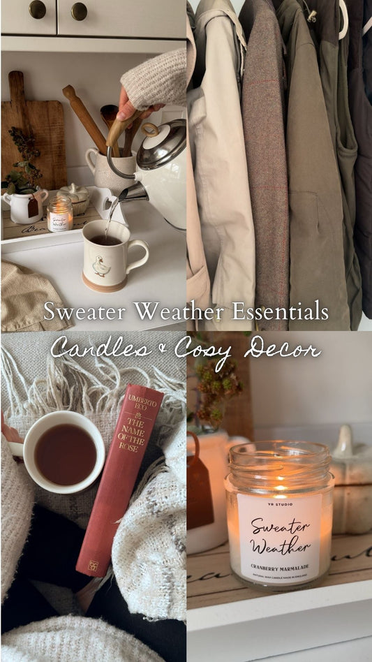 Sweater Weather Essentials: Pumpkin Candles & Autumn Home Decor