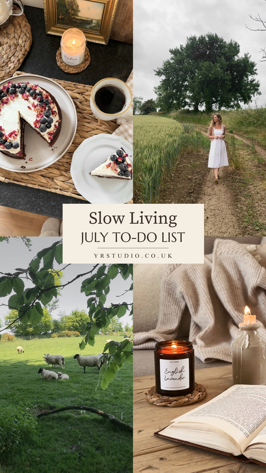 Slow Living July To-Do List