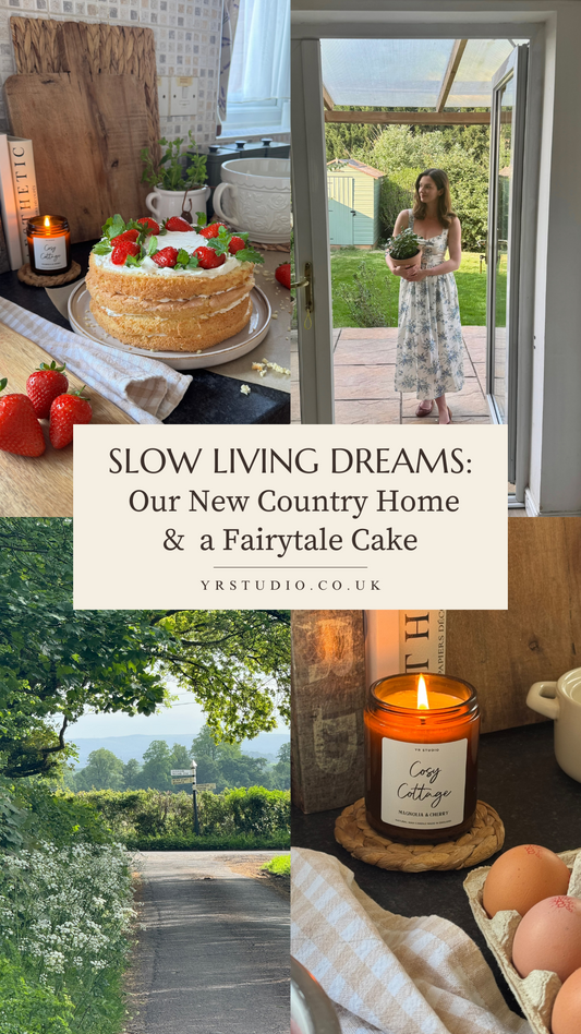 My Slow Living Dream Came True: Our Countryside Home and a Cottagecore Cake Recipe