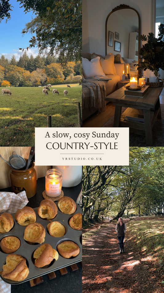 A cosy Sunday in Autumn in the countryside