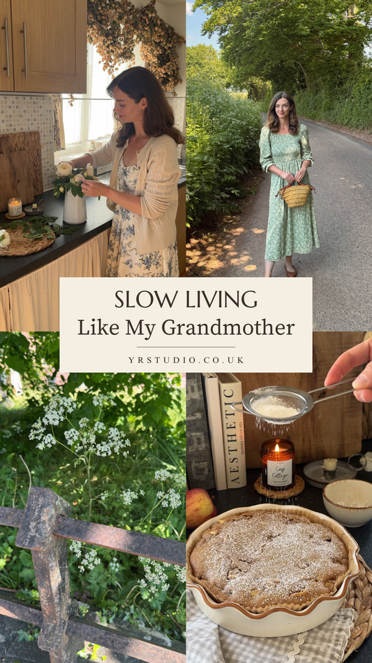 Slow Living Like My Grandmother: Homemaking, Baking & Gardening in the English Countryside