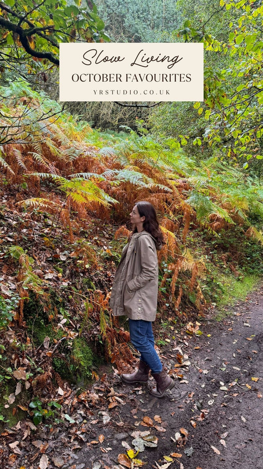 Slow Living October Favourites: Books, Cosy Rituals & Autumn Inspiration
