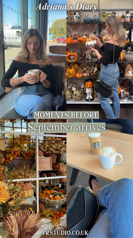 First Autumn decor, candles & PSL of 2024 & replying to comments