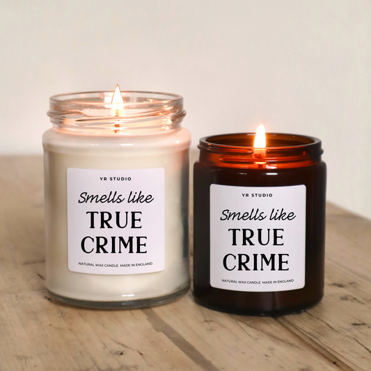 True Crime Candle – Funny Gift for Her, Mum, Sister or Friend
