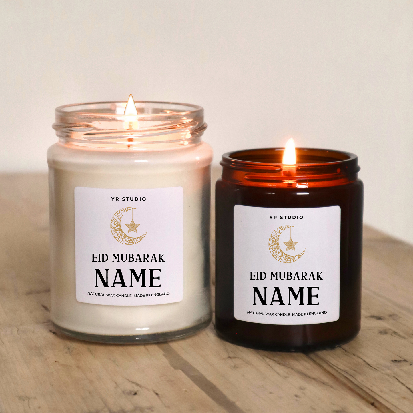 Personalised Ramadan Candle: Celebrate Eid with Customisable Gifts