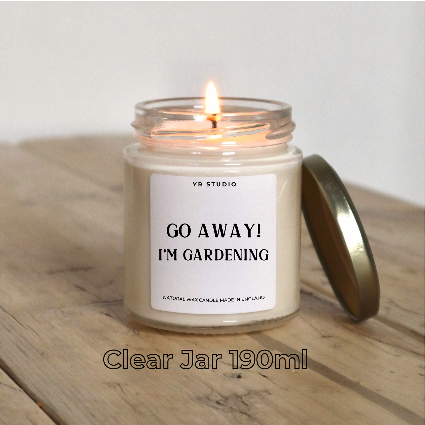 Go Away I'm Gardening Candle – Funny Gift for Garden Lovers