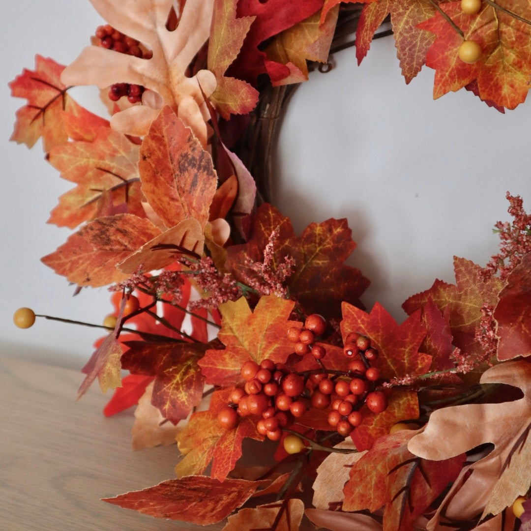 Vibrant Autumn Wreath 50cm