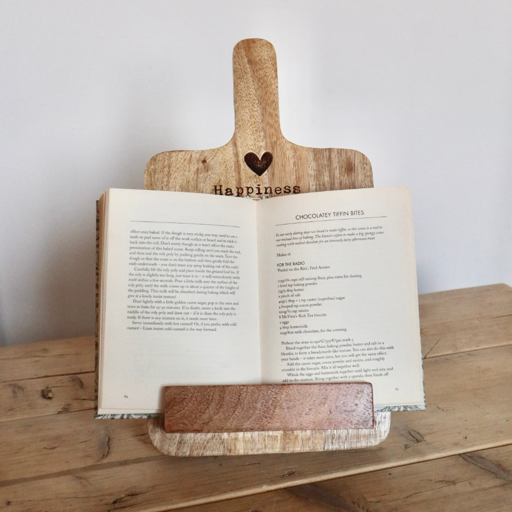 Rustic Recipe Book Stand