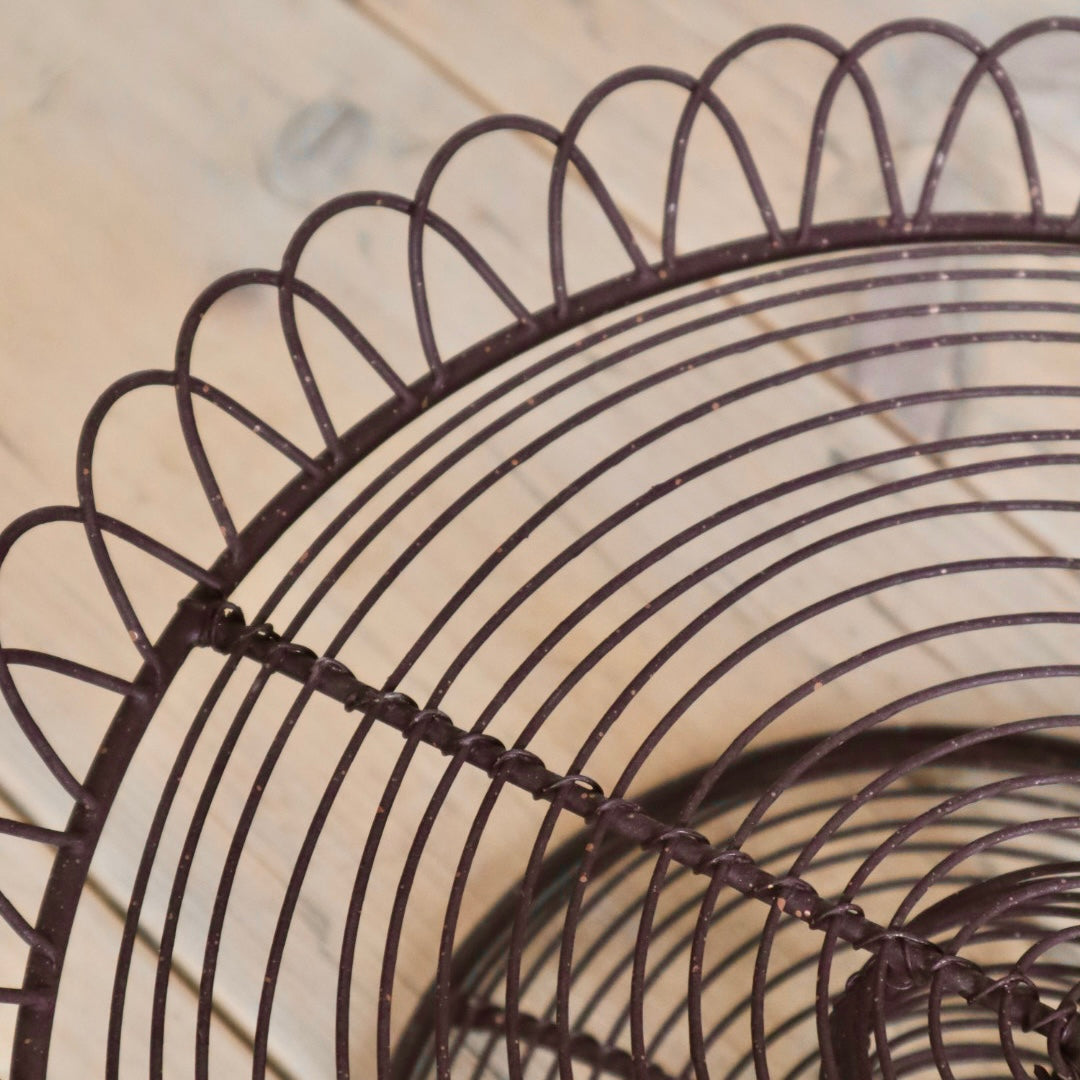 Rustic Wire Cake Stand – Perfect for Cottage Bakes & Hosting