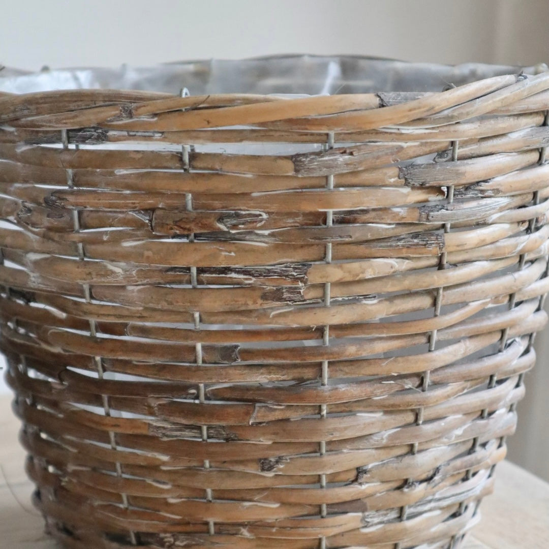 Natural Woven Basket Pots (3 sizes)