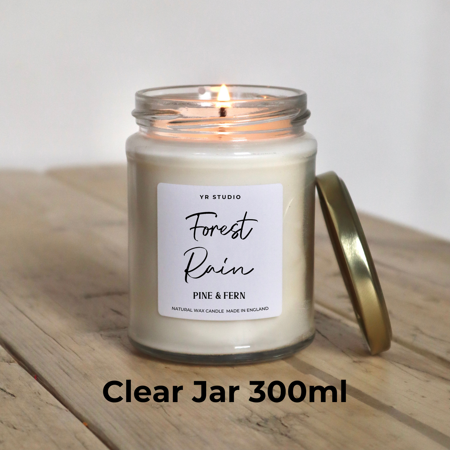 Forest Rain Candle - Embrace the Serenity of English Woodlands