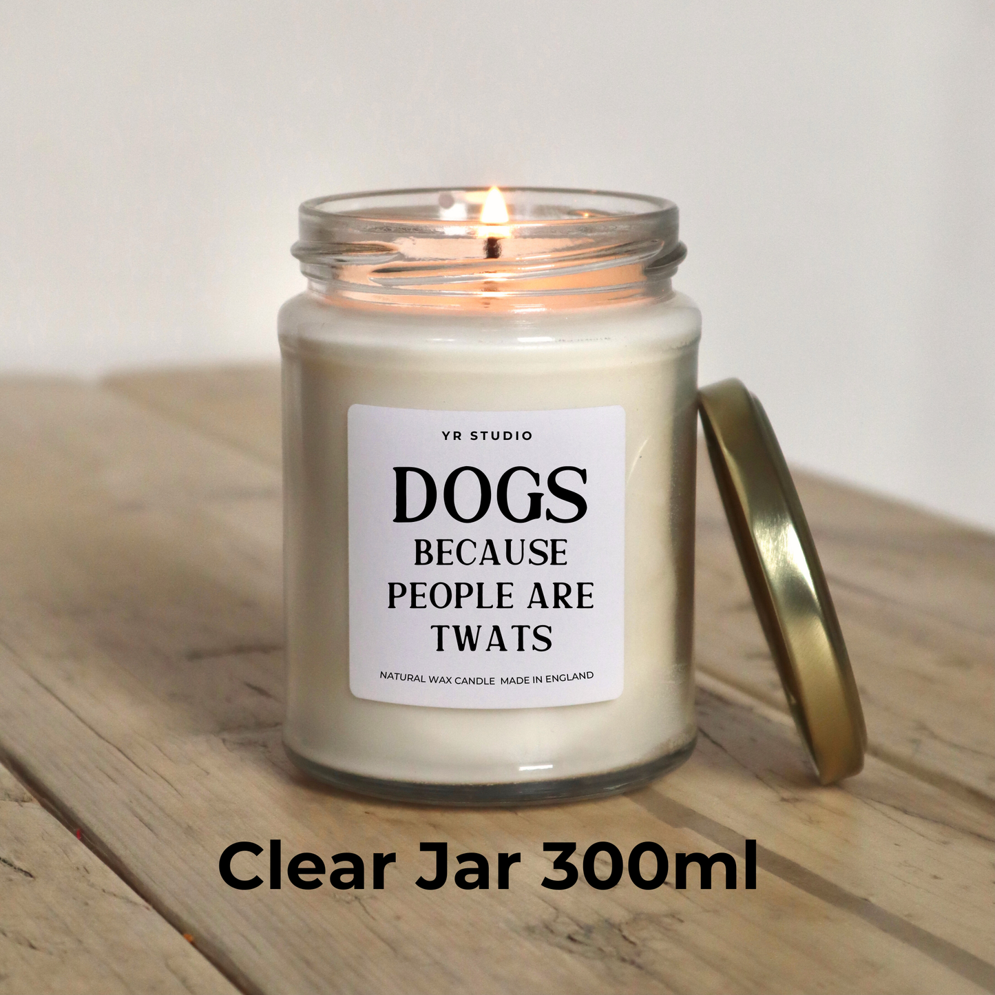 Funny Dog Gift Candle - "People are Twats" - Perfect for Dog Lovers