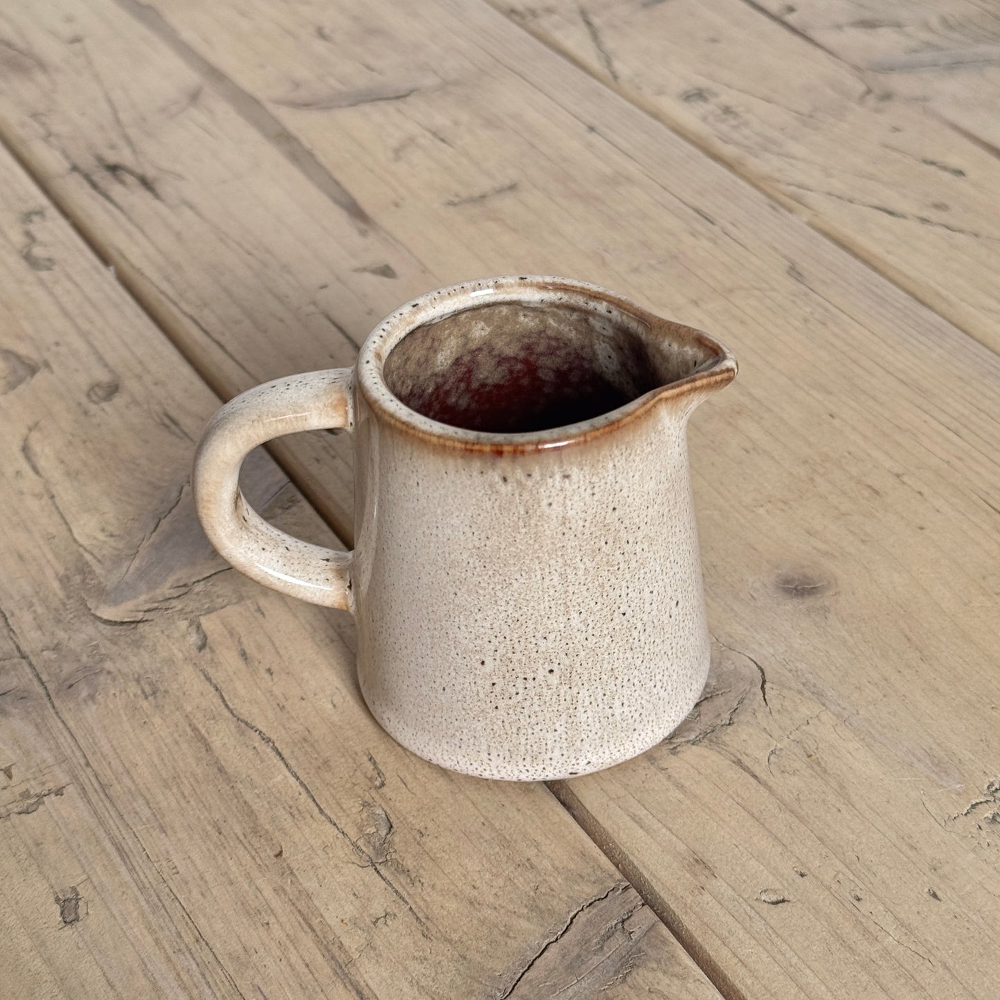 Small Rustic Stoneware Jug 10cm