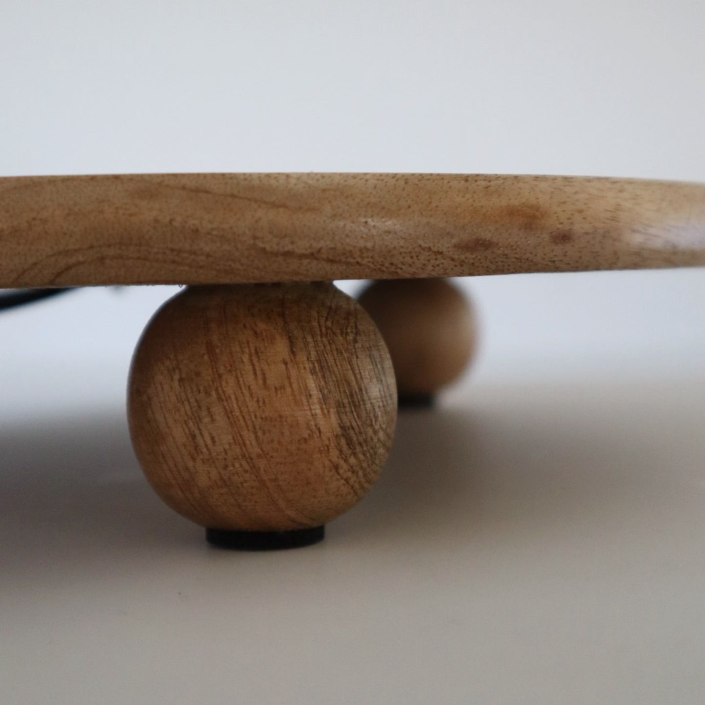 Wood Round Display Plate