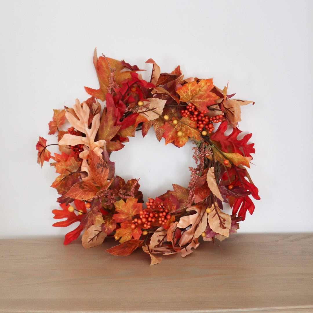 Vibrant Autumn Wreath 50cm