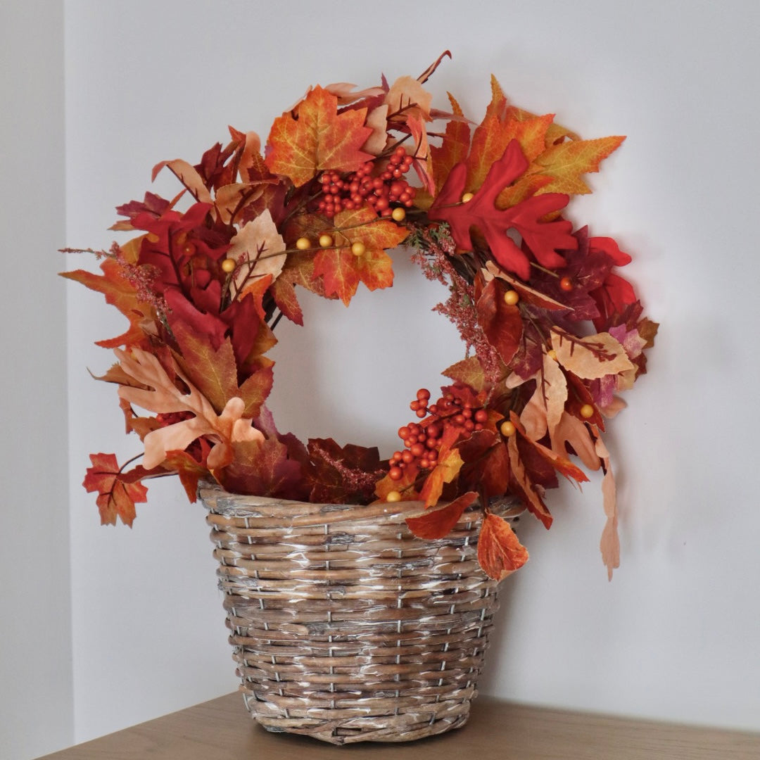 Vibrant Autumn Wreath 50cm
