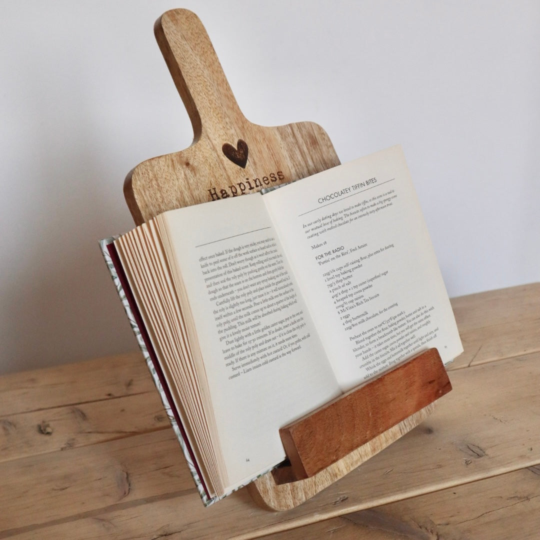 Rustic Recipe Book Stand