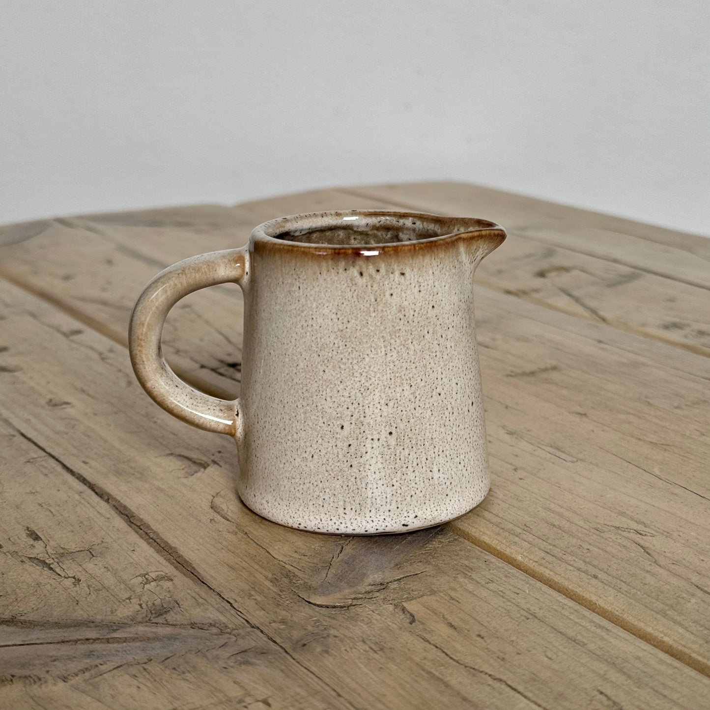Small Rustic Stoneware Jug 10cm