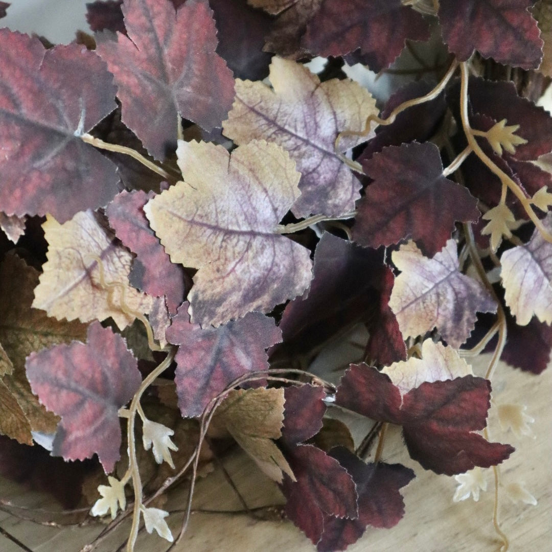 Muted Rustic Leaf Wreath