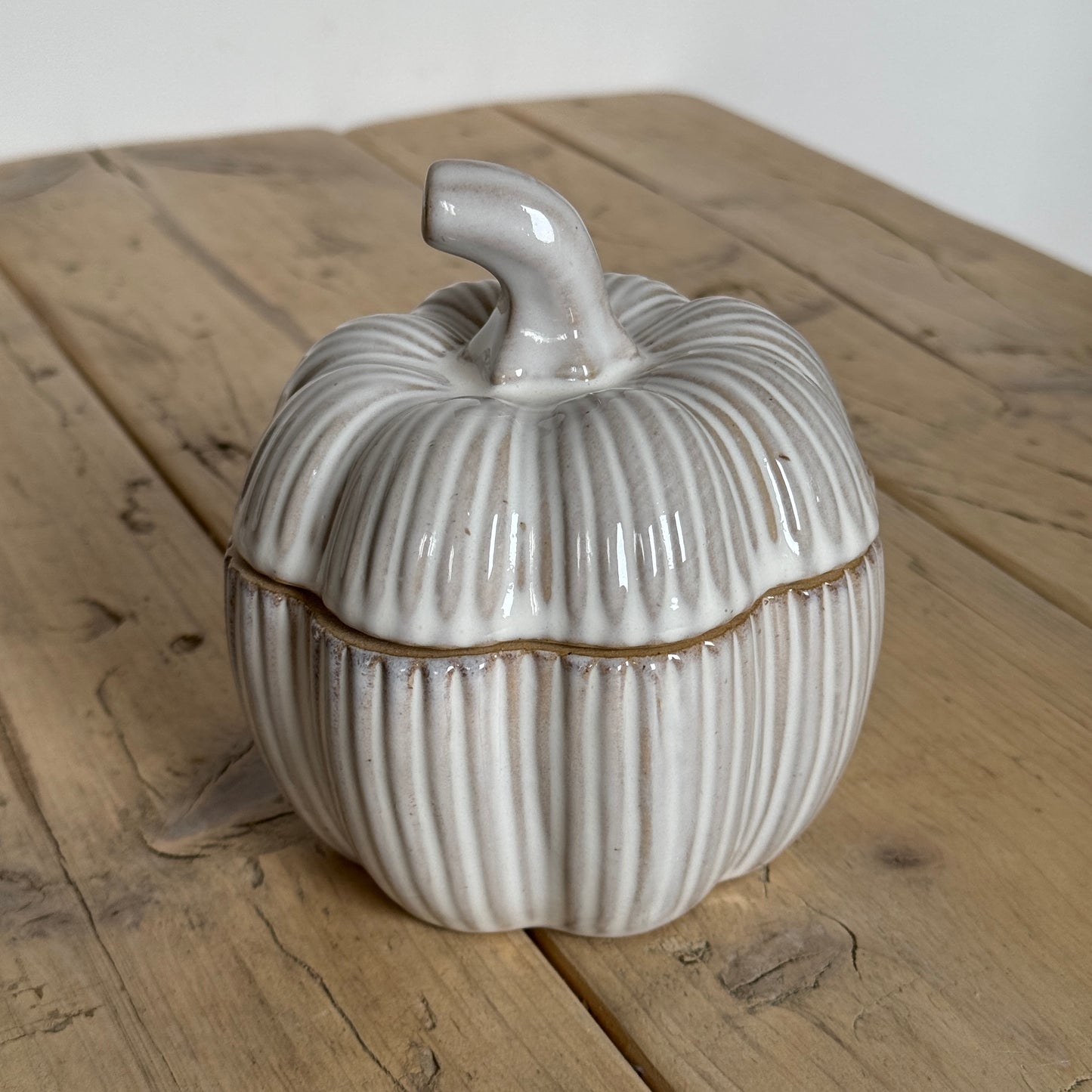 Pumpkin Storage Jar with Lid