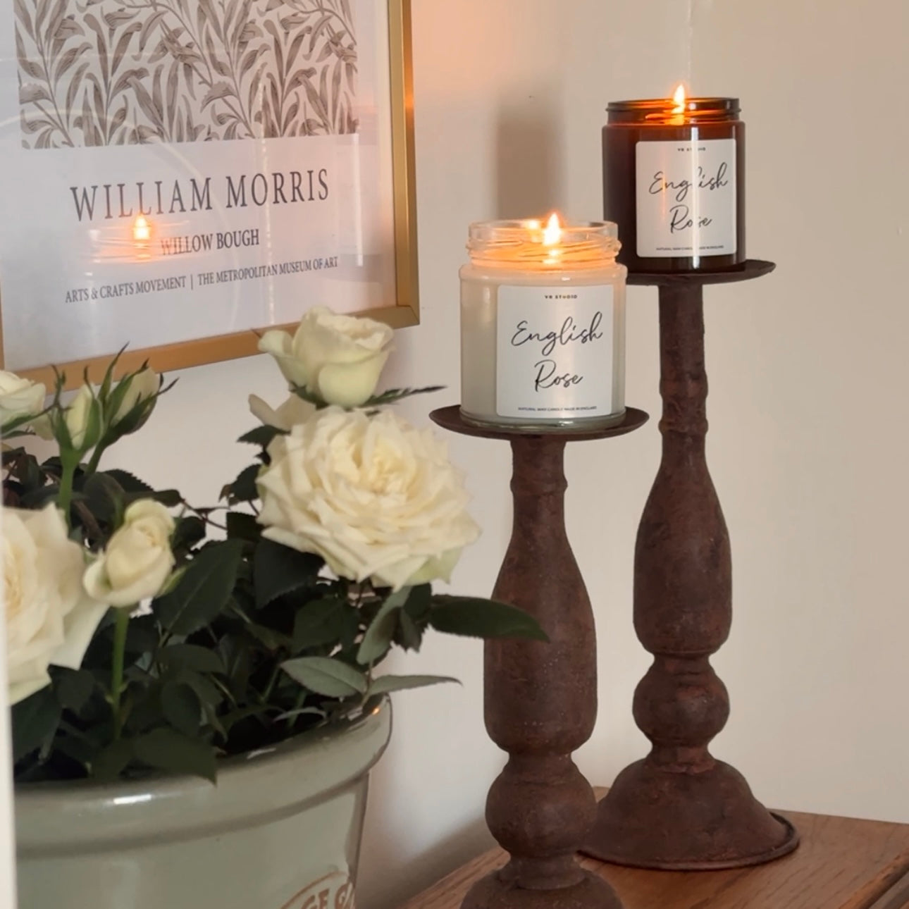 English Rose Candle