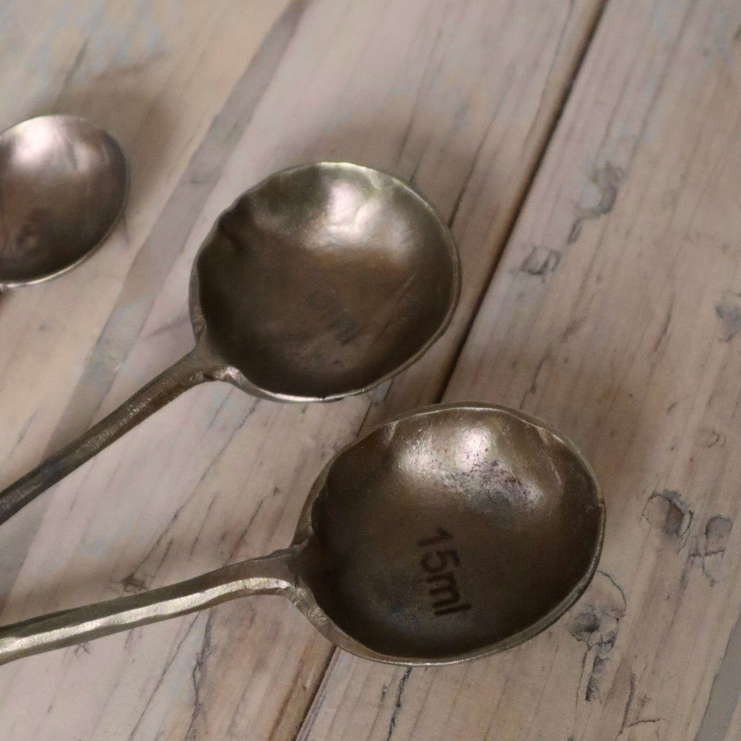 Forged Measuring Spoons Set of 4 – Timeless Artisan Kitchen Tools