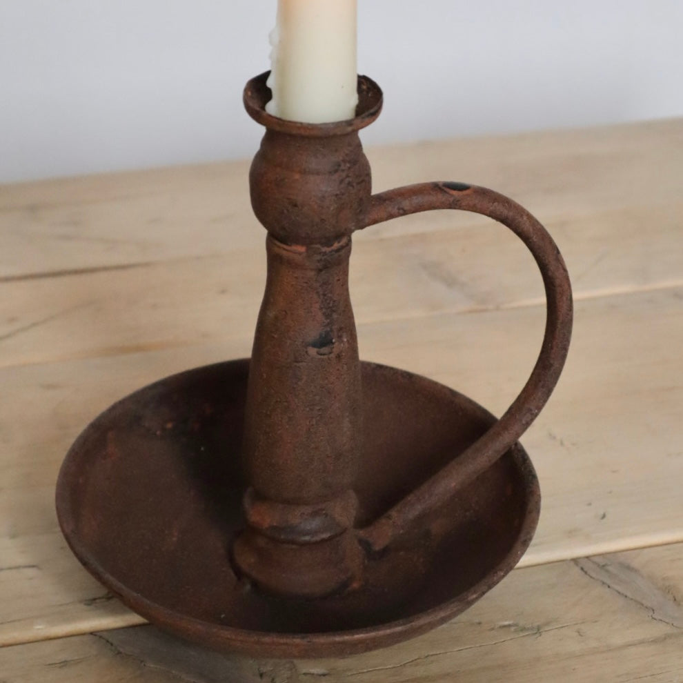 Vintage Rustic Candle Holder – Perfect for Country Décor & Dinner Candles