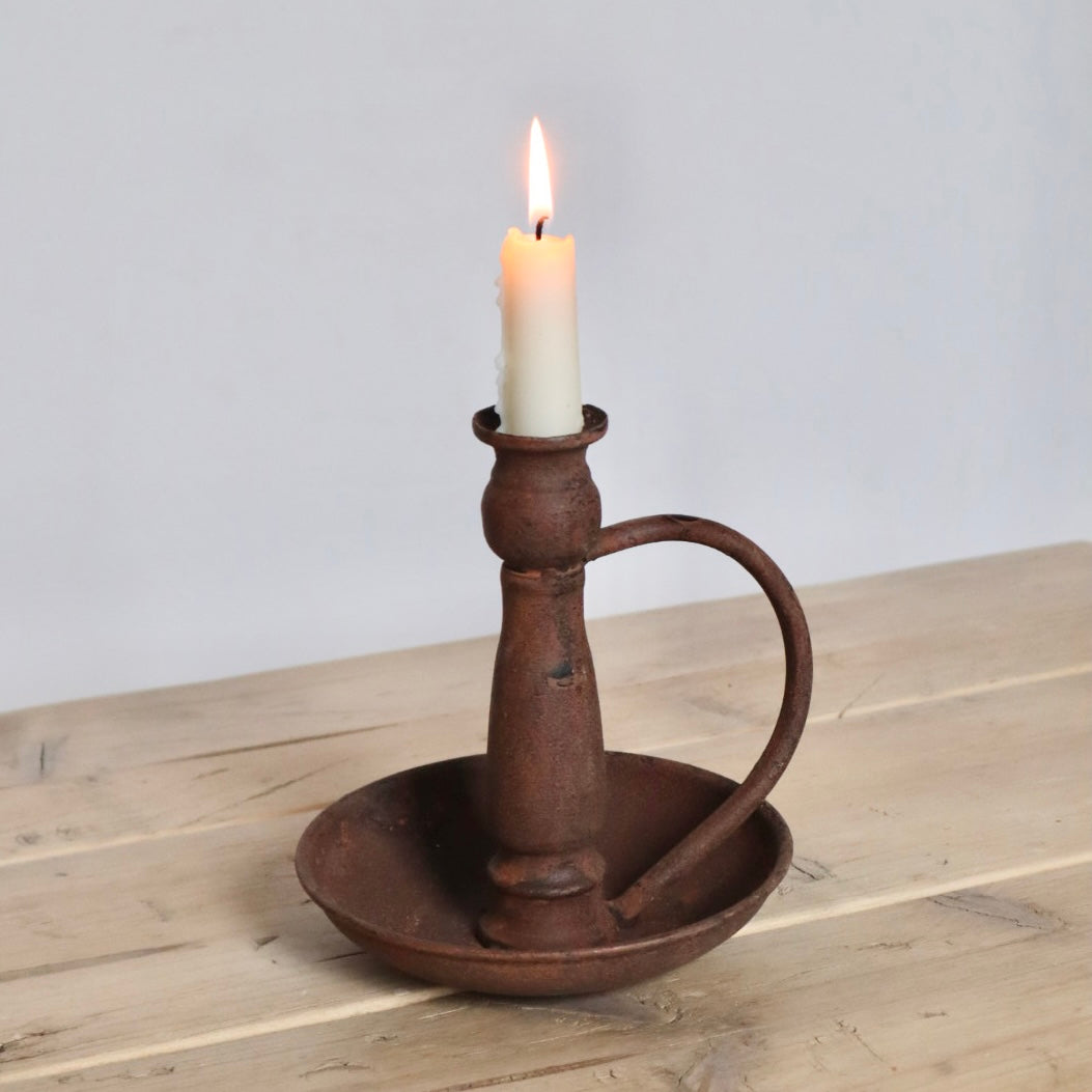 Vintage Rustic Candle Holder – Perfect for Country Décor & Dinner Candles