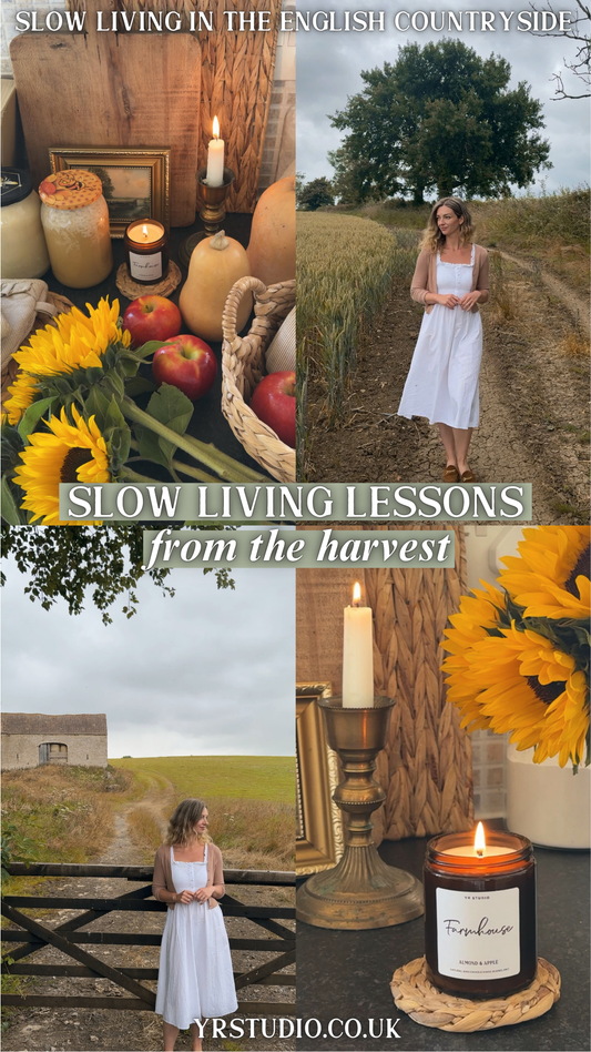 7 Slow Living Lessons from the Harvest in the English Countryside