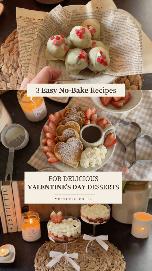 3 Easy No-Bake Recipes for Valentine's Day Desserts