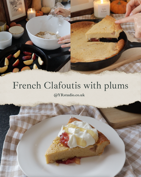 Plum Clafoutis - a delicious French recipe