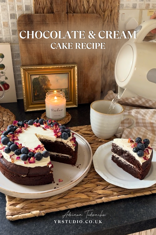 Easy Chocolate & Cream Cake Recipe - Rich & Moist 