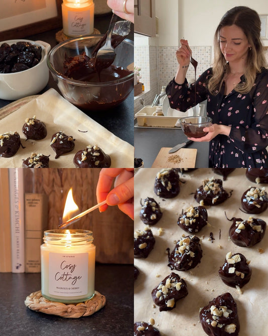 Dark Chocolate-Dipped Prunes: A Slow Living Cottagecore Recipe