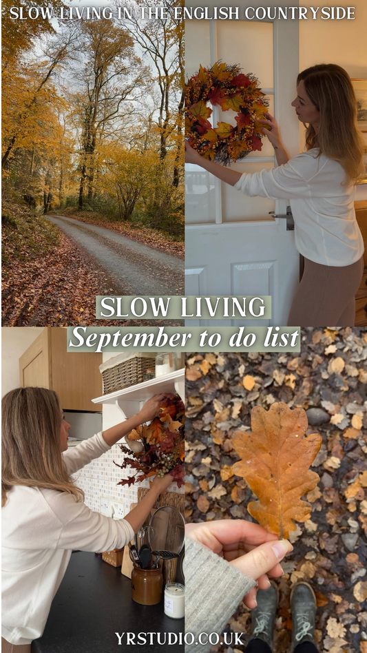 Slow Living in September: Time of Transition to Autumn in the English Countryside