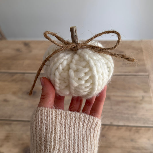 Wool Knitted Pumpkins