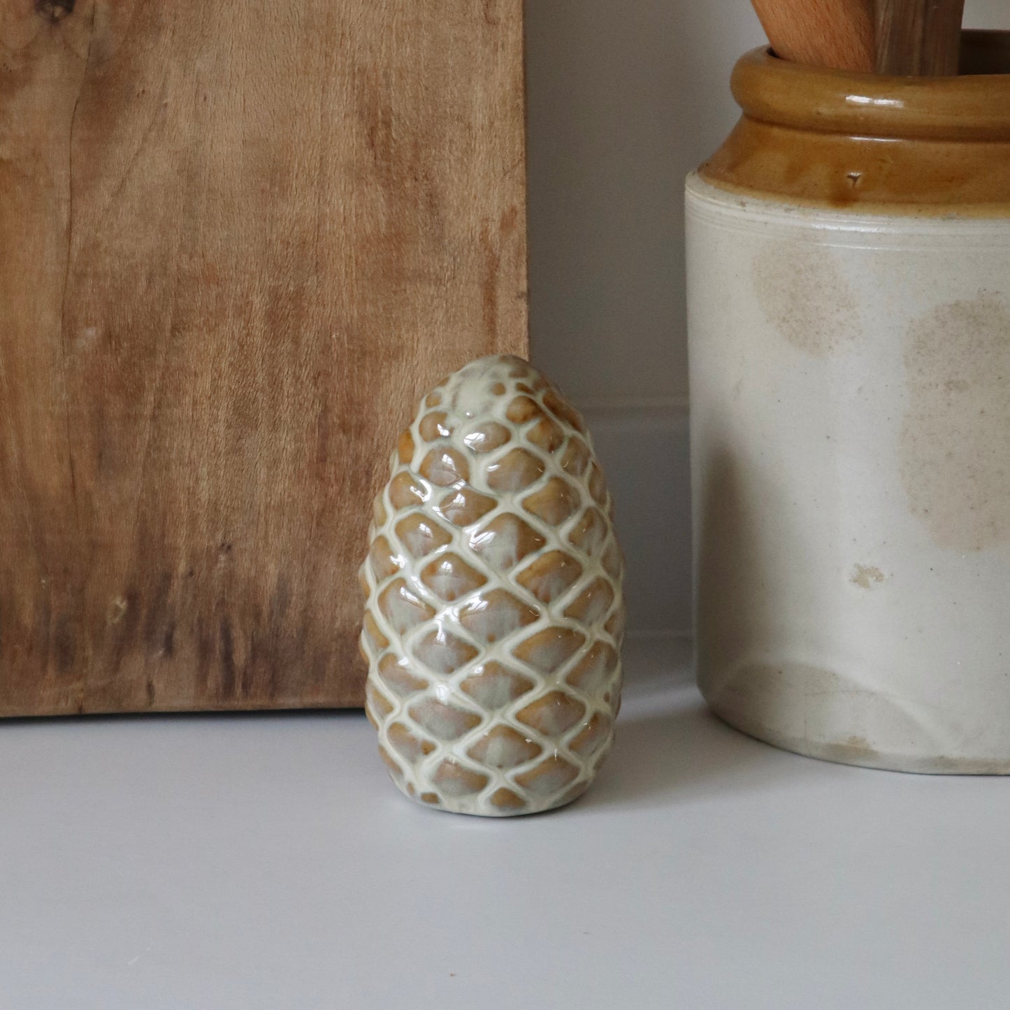 Ceramic Pine Cone Decoration