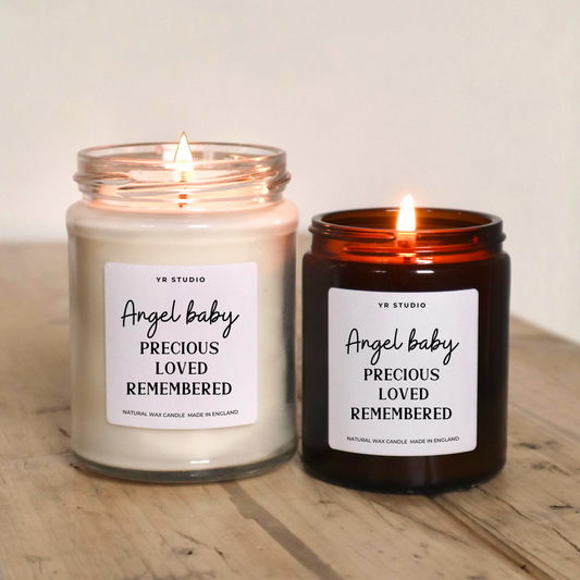 Baby Loss Memorial Candle – A Heartfelt Condolence Gift