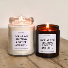 Load image into Gallery viewer, Becoming A Doctor Gift Candle