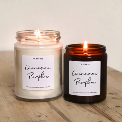 Autumn Fall Candle - Luxurious Pumpkin Spice & Cinnamon Candles