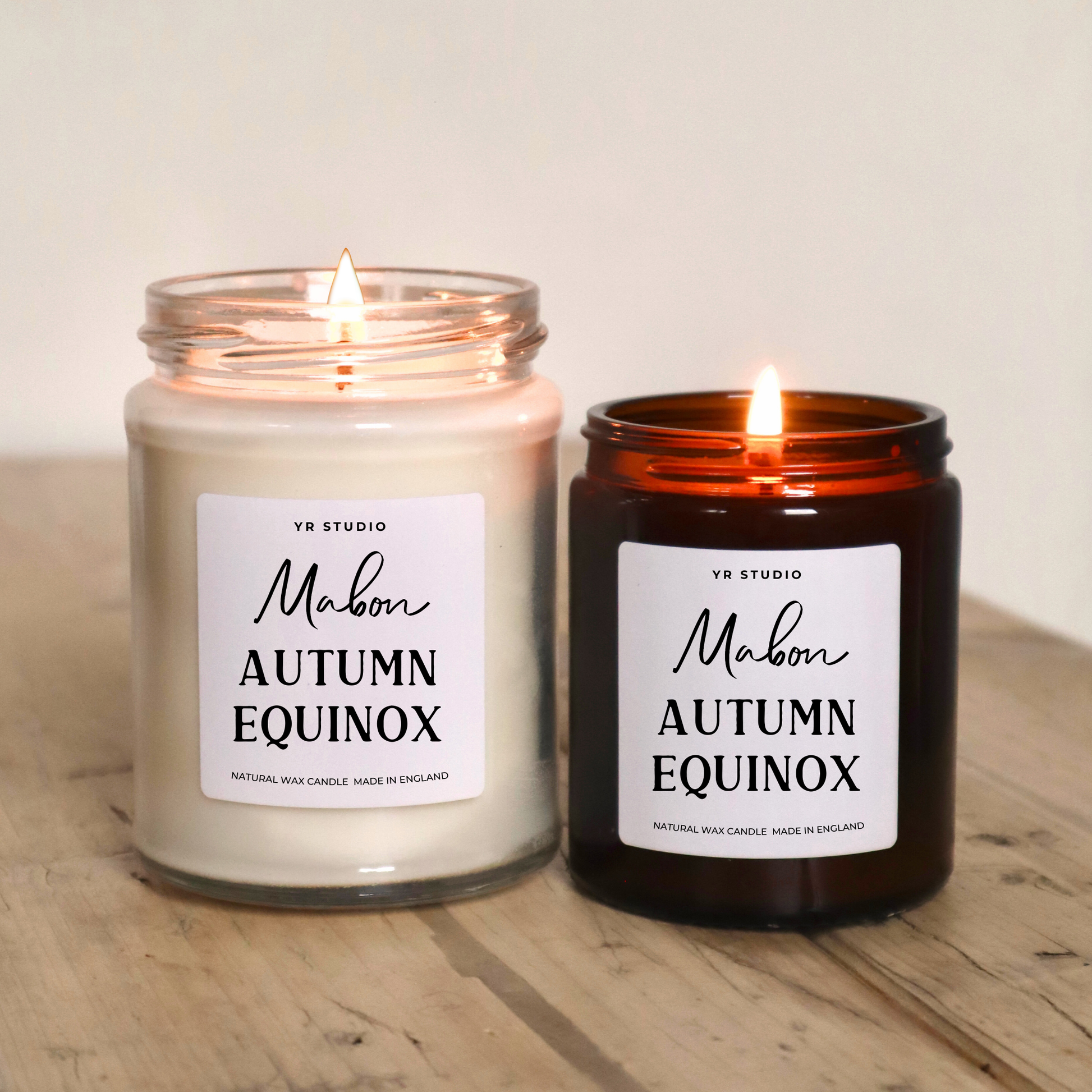 Mabon Autumn Equinox Candle – The Wheel of the Year Ritual, Altar Decor UK