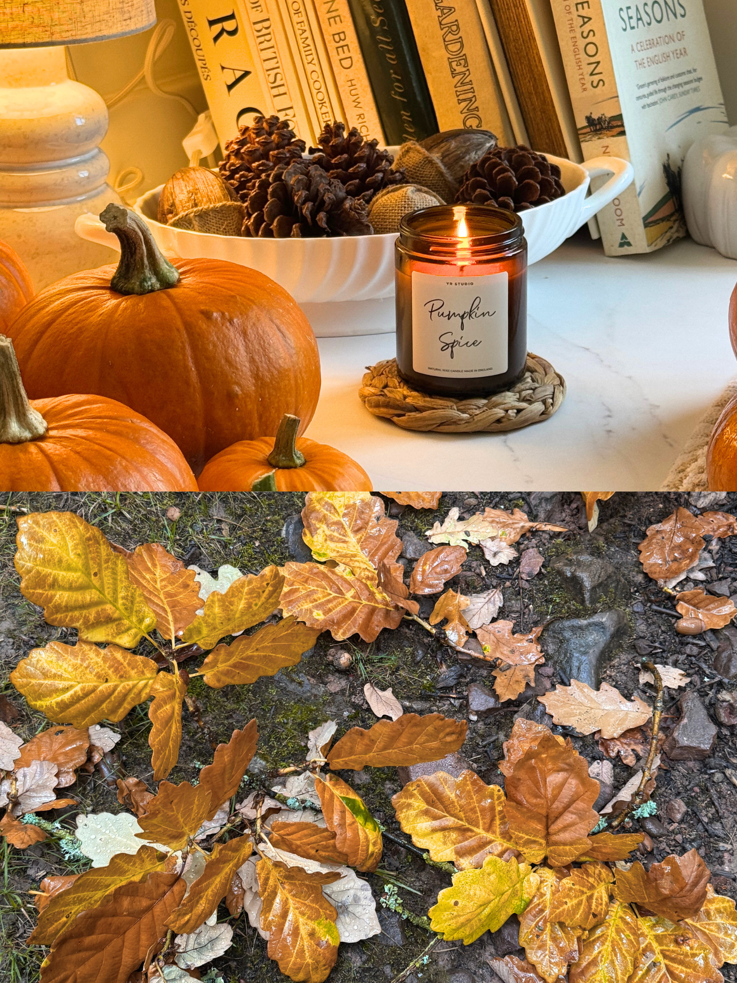 Autumn candles UK