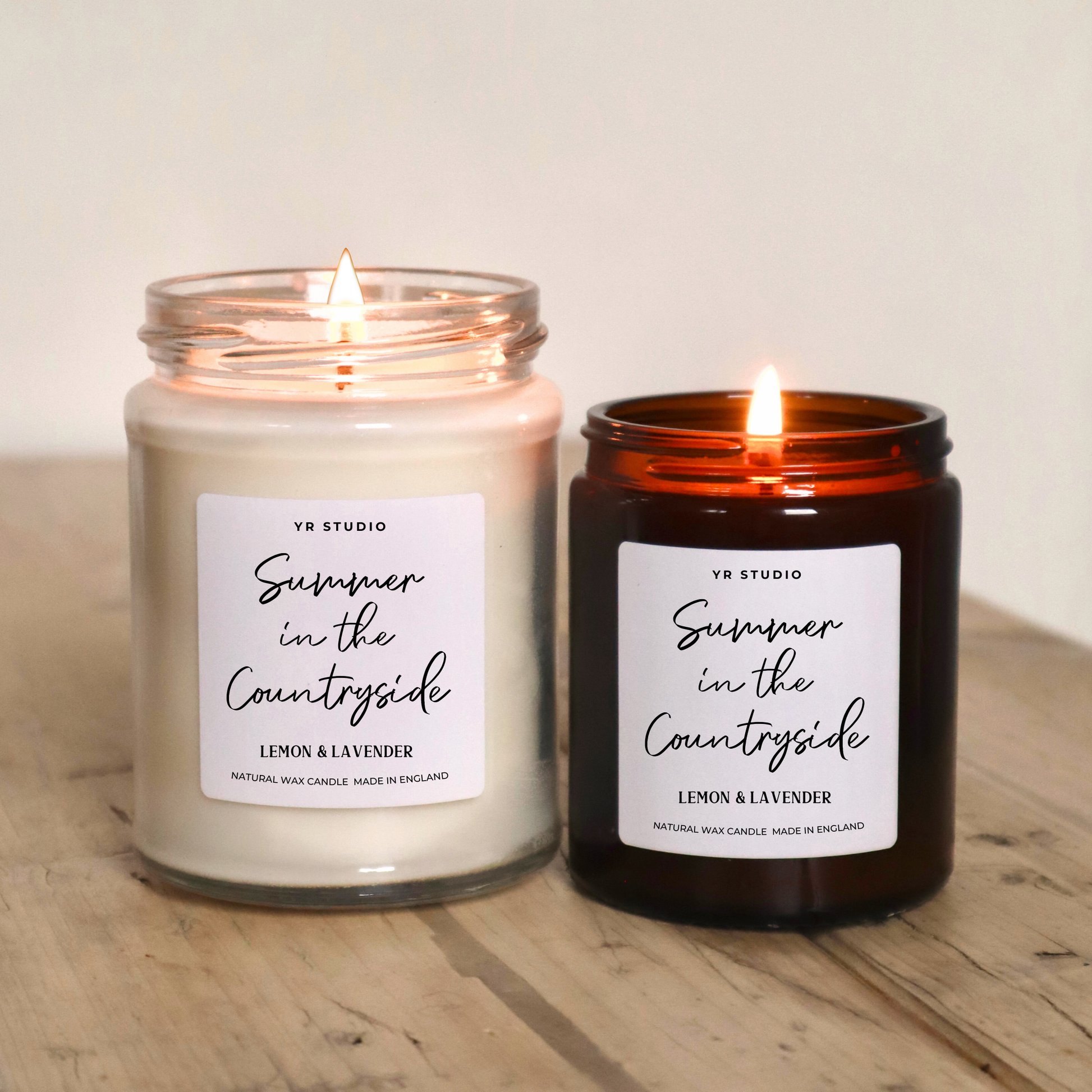 "Summer in the Countryside" Lemon Lavender Candle