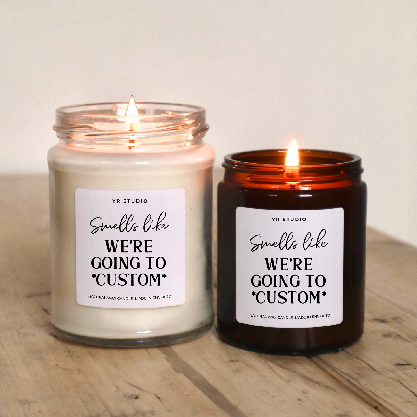 Custom Destination Gift Candle – Surprise Holiday Reveal