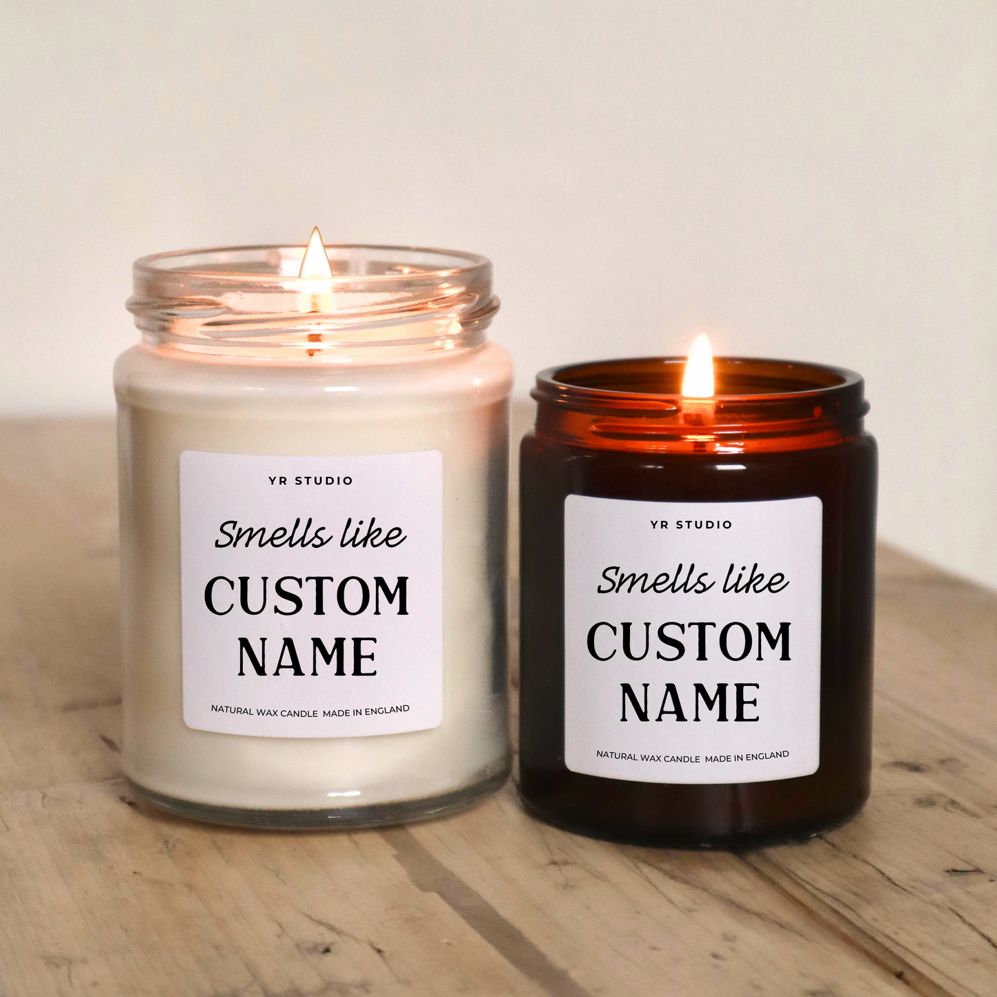 Personalised 'Smells Like' Candle - Funny Custom Gift for Best Friend, Sister | Unique Birthday Presents