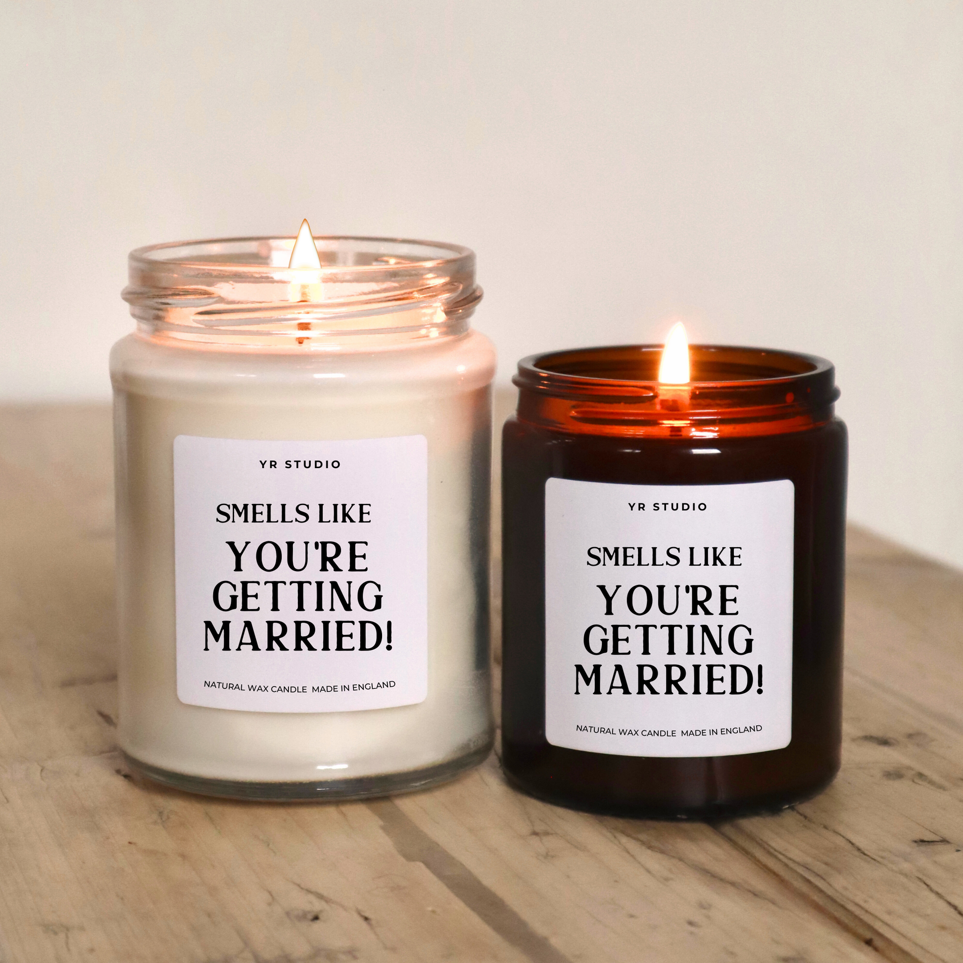 "Smells Like You're Getting Married" Engagement & Wedding Gift Candle