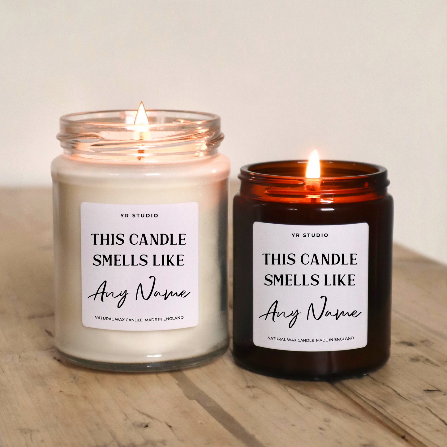 Personalised 'Smells Like' Candle - Funny Custom Gift for Best Friend, Sister | Unique Birthday Presents