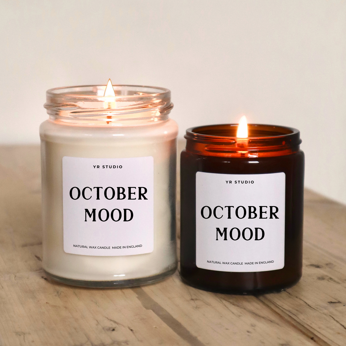 Cosy Autumn &amp; Halloween Decor Candle UK