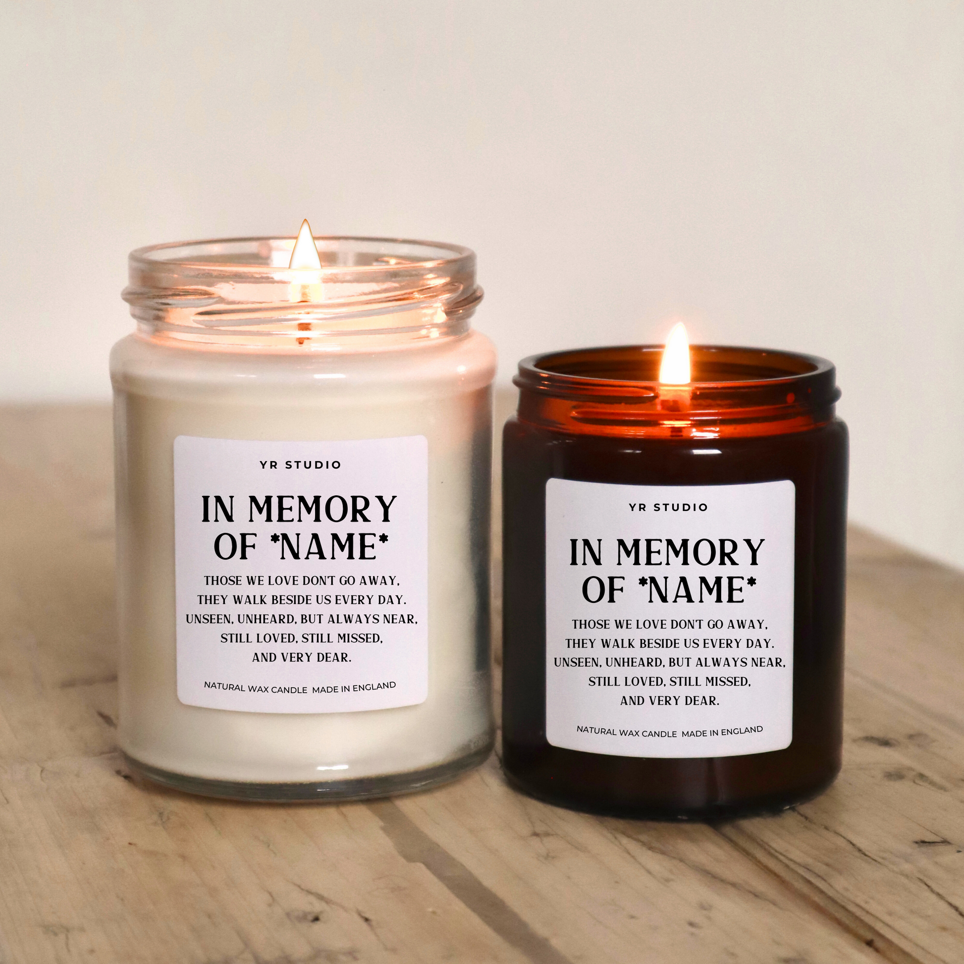 Personalised Memorial Candle: Honouring Loved Ones with Custom Candle