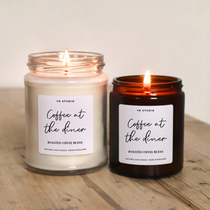  Coffee At The Diner Candle | Roasted Coffee Beans Scent for Autumn & Winter